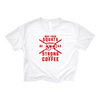 Squats & Coffee Cropped T-Shirt