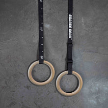  The traditional Gymnastics rings set made from Sinica wood