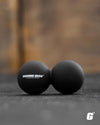 garage gear double Lacrosse ball to use for massage rolling for myofascial release,