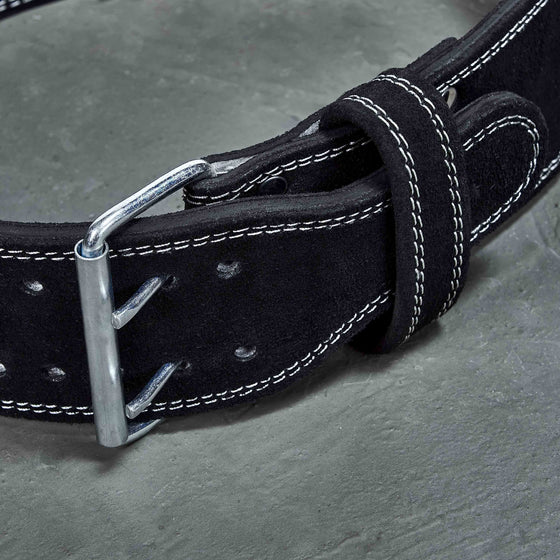 Garage Gear 10 mm double layered natural cow leather split belt.