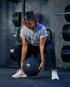 The satisfying version of medicine balls that you can slam as hard as you can to release any tension while improving your explosive power, strength, and over all conditioning.