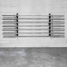  Rack your barbells with style on this rack that attaches to the wall and takes close to no space. 
